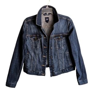 Gap Jean Jacket Blue Size Medium Stretch